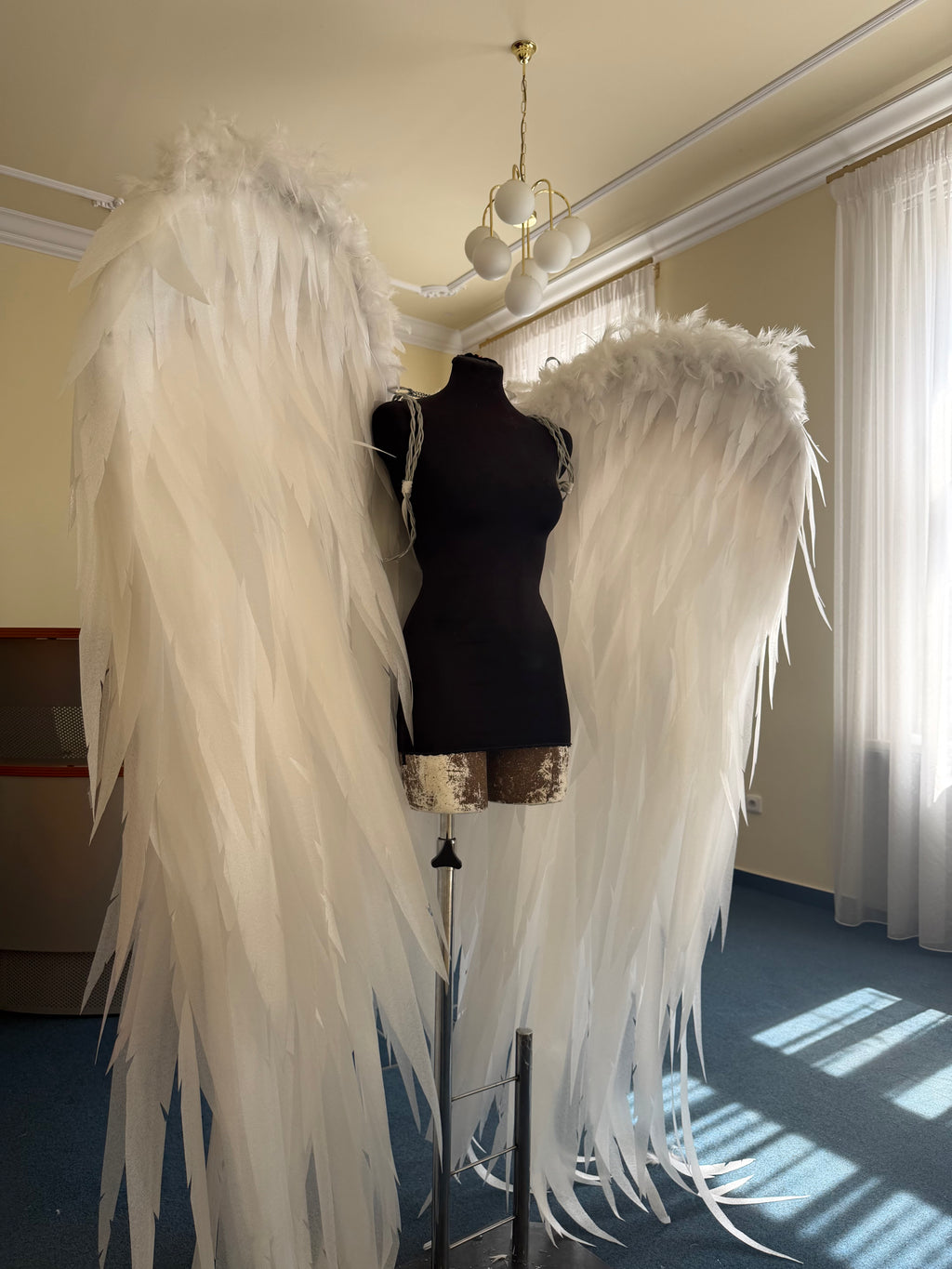 Folded wings